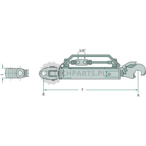 Łącznik górny hydrauliczny
