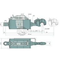 Łącznik górny hydrauliczny - 36122047 - Sklep rolniczy PoltechParts