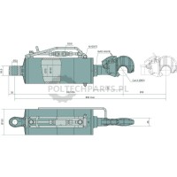 Łącznik górny hydrauliczny - 36093395 - Sklep rolniczy PoltechParts