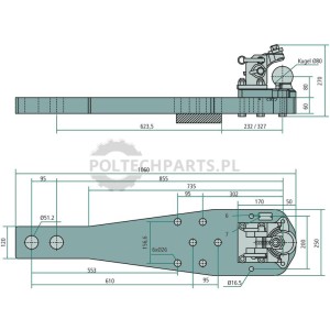 Płyta nośna K80® Challenger MT755E,MT765