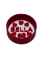 Personalizowana miska dla psa lub kota - edycja walentynkowa - V_002 - Sklep rolniczy PoltechParts