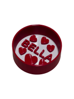 Personalizowana miska dla psa lub kota - edycja walentynkowa - V_002 - Sklep rolniczy PoltechParts
