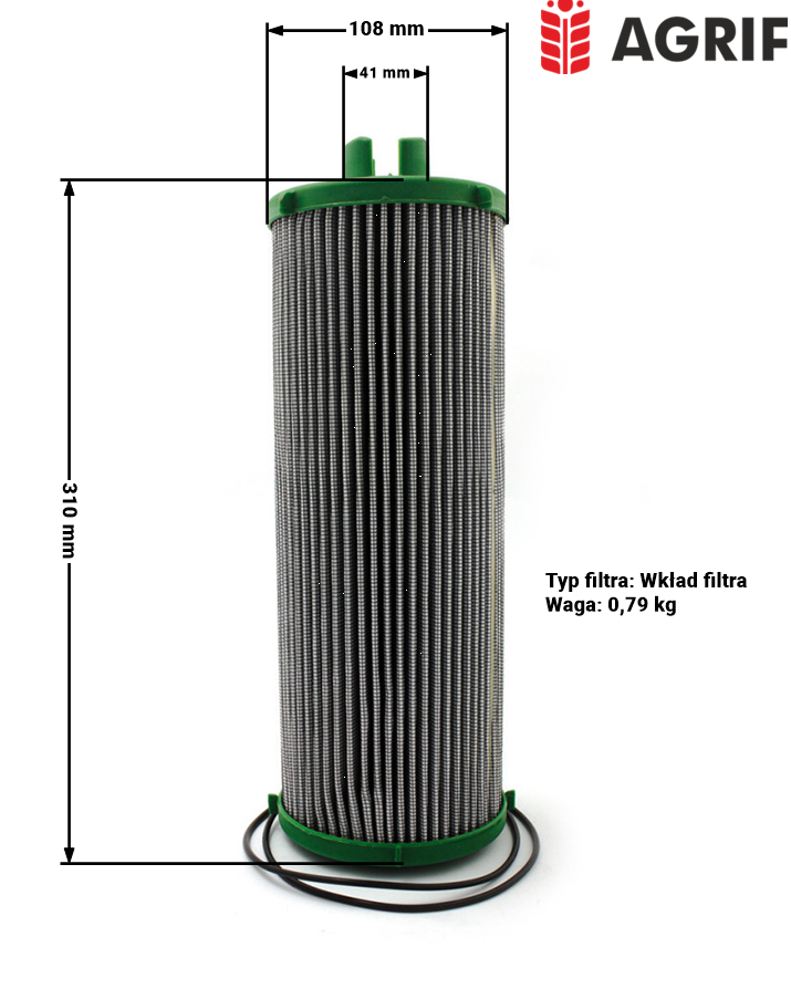 Filtr hydrauliki Agrif AG1004 — zamiennik | poltechparts.pl