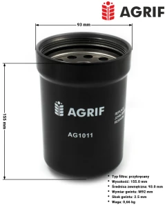 Filtr oleju silnika Agrif AG1011