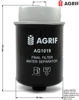 Filtr paliwa Agrif AG1019 — zamiennik | poltechparts.pl