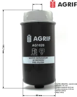 Filtr paliwa Agrif AG1020 — zamiennik | poltechparts.pl