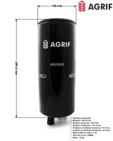 Filtr paliwa Agrif AG1022 — zamiennik | poltechparts.pl