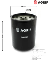 Filtr oleju silnika Agrif AG1023 — zamiennik | poltechparts.pl