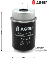 Filtr paliwa Agrif AG1025 — zamiennik | poltechparts.pl