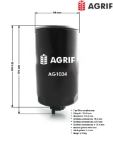 Filtr paliwa Agrif AG1034 — zamiennik | poltechparts.pl