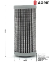 Filtr hydrauliki Agrif AG1036 — zamiennik | poltechparts.pl