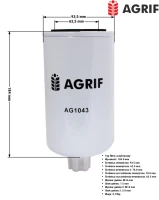 Filtr paliwa Agrif AG1043 — zamiennik | poltechparts.pl
