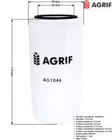 Filtr paliwa Agrif AG1044 — zamiennik | poltechparts.pl