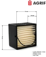 Filtr paliwa Agrif AG1057 — zamiennik | poltechparts.pl