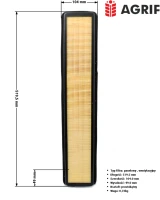 Filtr kabinowy Agrif AG1060 — zamiennik | poltechparts.pl