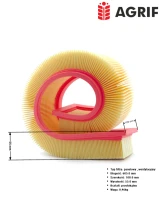 Filtr kabinowy Agrif AG1061 — zamiennik | poltechparts.pl