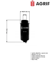 Filtr paliwa Agrif AG1062 — zamiennik | poltechparts.pl