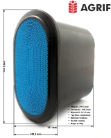 Filtr powietrza Agrif AG1067 — zamiennik | poltechparts.pl