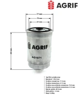 Filtr paliwa Agrif AG1071 — zamiennik | poltechparts.pl