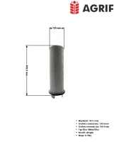 Filtr powietrza Agrif AG1075 — zamiennik | poltechparts.pl