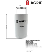 Filtr paliwa Agrif AG1080 — zamiennik | poltechparts.pl