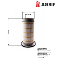 Filtr hydrauliki Agrif AG1081 — zamiennik | poltechparts.pl
