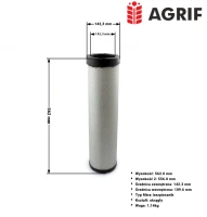 Filtr powietrza Agrif AG1085 — zamiennik | poltechparts.pl