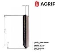 Filtr kabiny weglowy Agrif AG1089 — zamiennik | poltechparts.pl