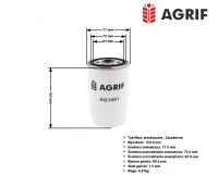 Filtr paliwa Agrif AG1091 — zamiennik | poltechparts.pl