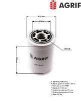 Filtr hydrauliki Agrif AG1094 — zamiennik | poltechparts.pl