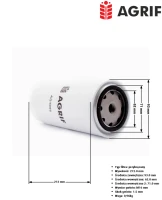Filtr paliwa Agrif AG1096 — zamiennik | poltechparts.pl
