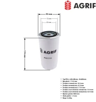 Filtr paliwa Agrif AG1111 — zamiennik | poltechparts.pl