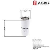 Filtr hydrauliki Agrif AG1114 — zamiennik | poltechparts.pl