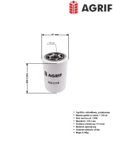 Filtr hydrauliki Agrif AG1116 — zamiennik | poltechparts.pl