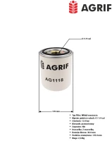 Filtr pneumatyki Agrif AG1118 — zamiennik | poltechparts.pl