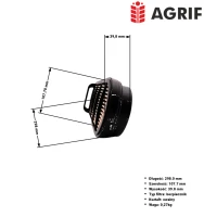 Filtr powietrza Agrif AG1119 — zamiennik | poltechparts.pl