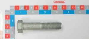 Śruba pół gwint M16x80 mm lewy gwint Monosem 30513115