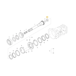Uszczelniacz oleju KIOTI 09500-25388