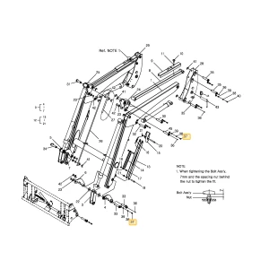 Śruba Ny blokady KIOTI 1019N-M1004-25