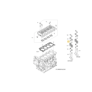 COLLET,VALVESPRING KIOTI 110971-00040