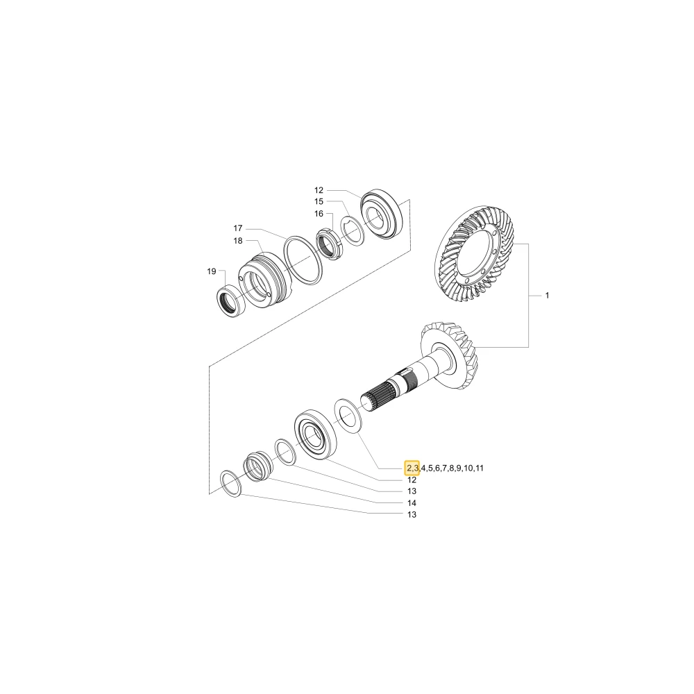 Podkładka regulacyjna 2.5MM KIOTI 131521