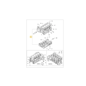 Blok cylindra KIOTI 150102-00597C