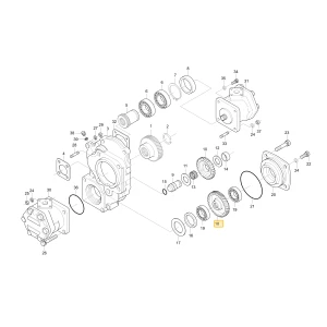 Koło zębate pompy hydraulicznej napędowej KIOTI 15471-8321-1