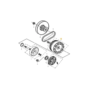 Części sprzęgła CVT Original KIOTI 21300-004-0000