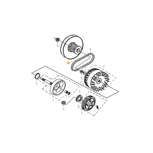 Części sprzęgła CVT Hypo KIOTI 21400-004-0000
