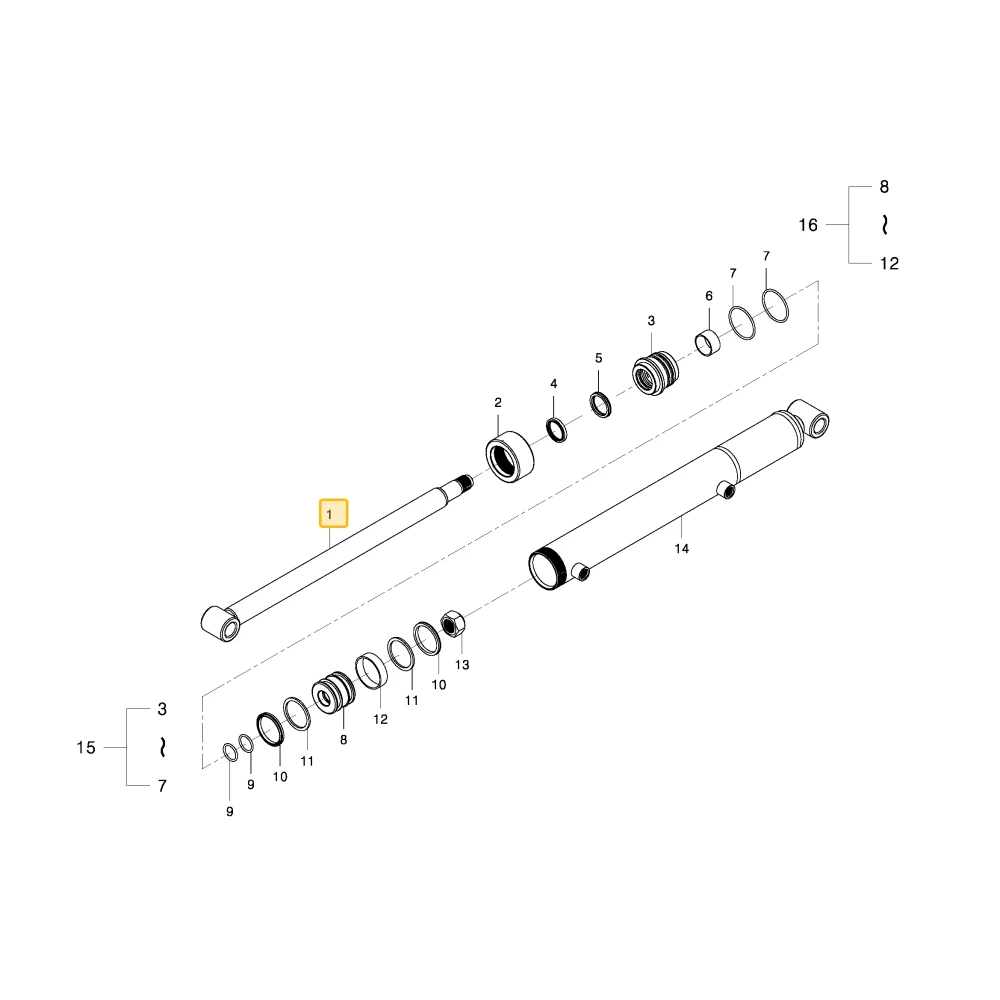 Drążek KIOTI 22F601-R