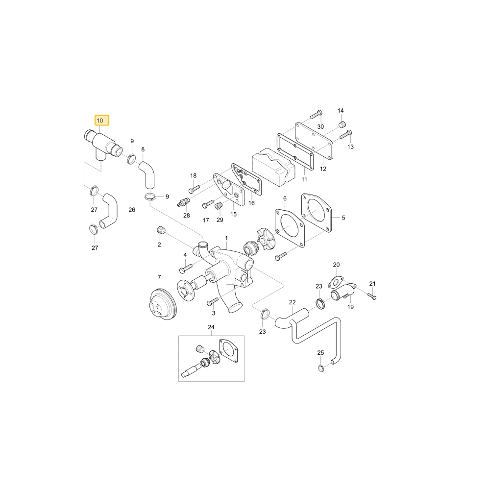 Termostat KIOTI 2485C029