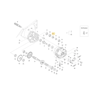 Koło zębate 12 KIOTI C7130-35161