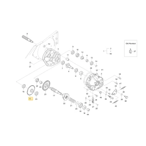 Koło zębate 11 39 KIOTI C7130-35171