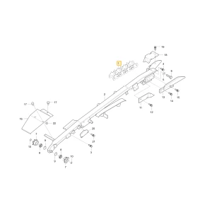 Łańcuch młócący podawania 118L KIOTI C7132-42101